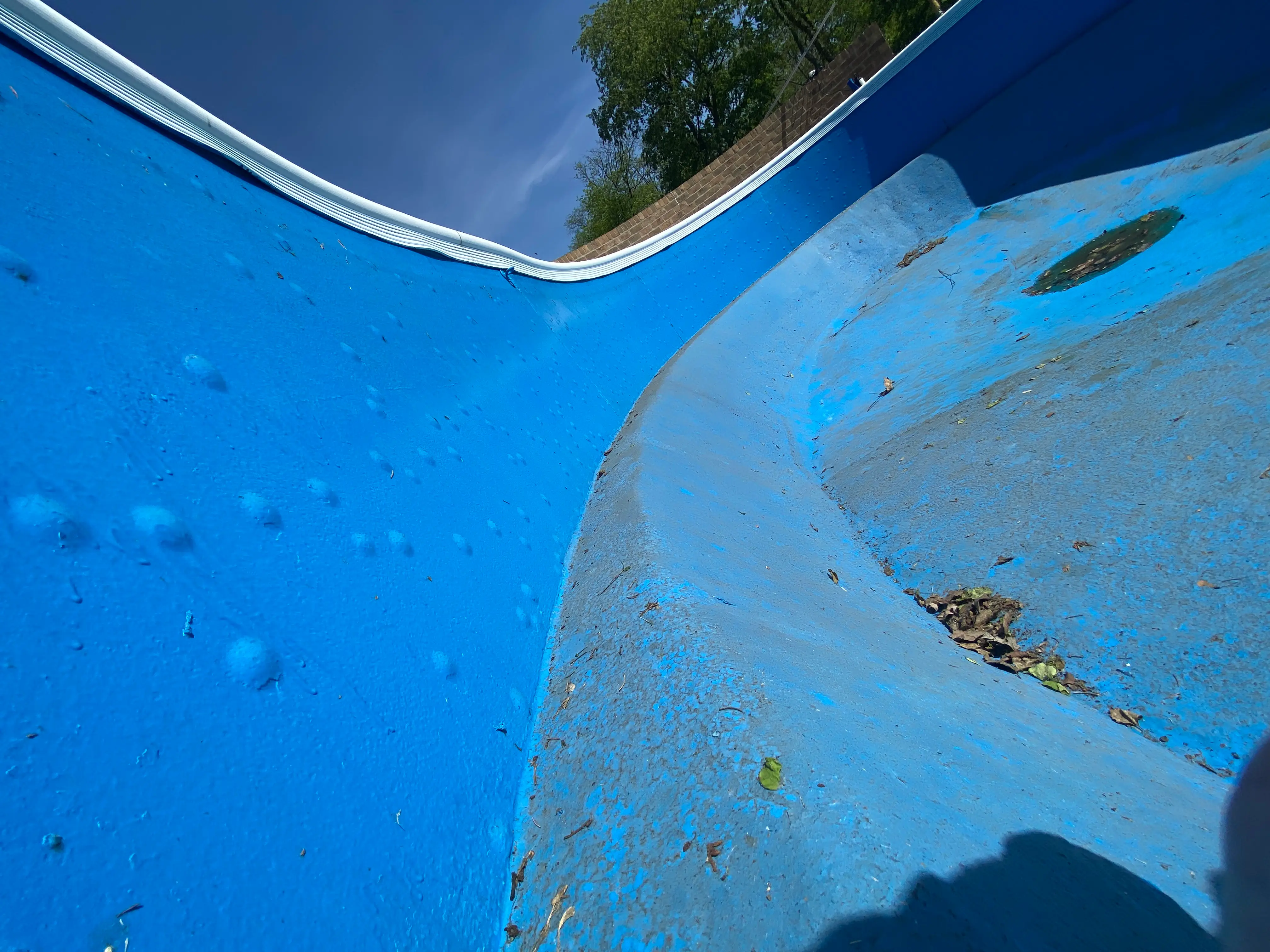 Before — Pool area cleanup